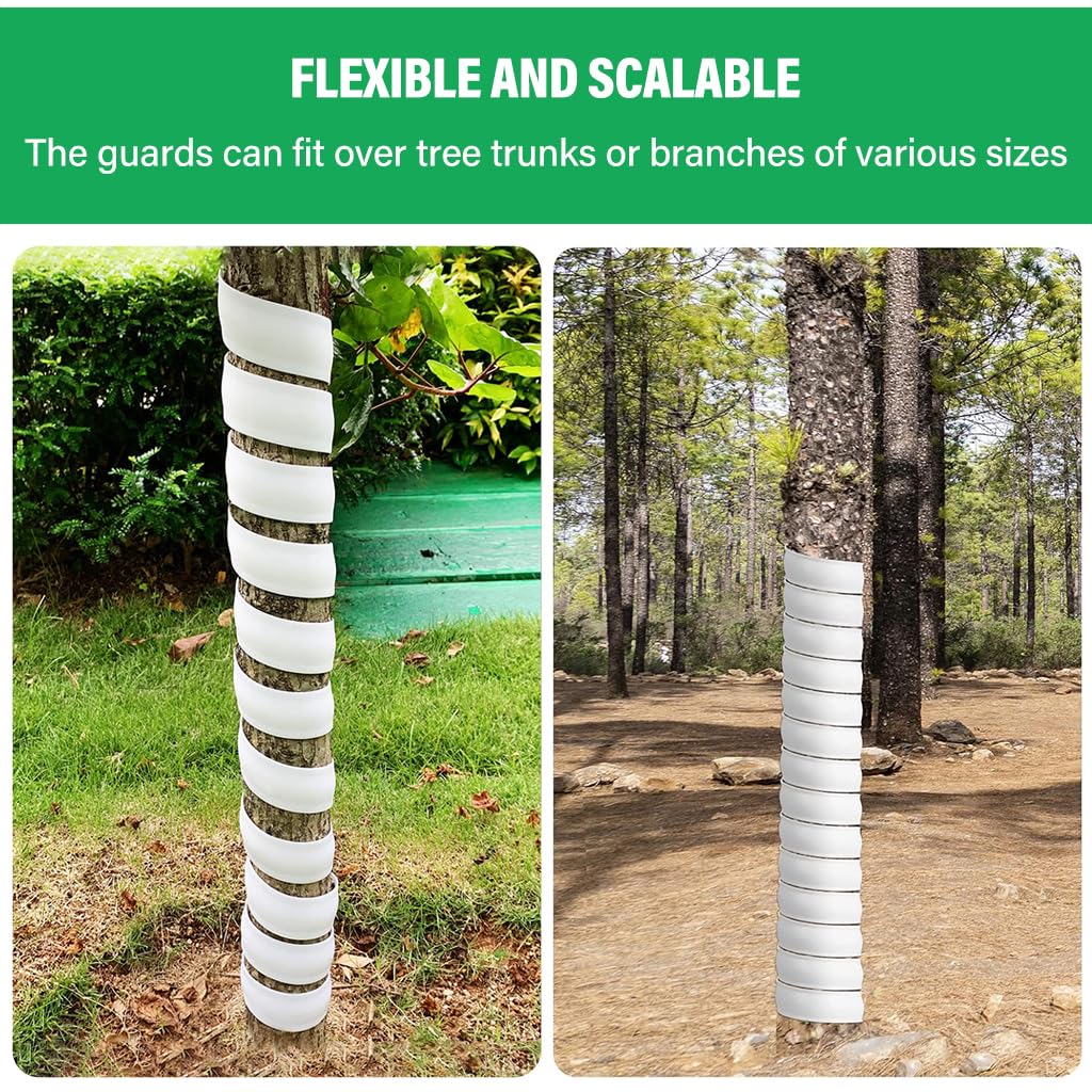 HASTHIP 2Pcs Saplings Protector Plastic Tree Guards Tree Branch Protector 15.7 Inches Protector for Saplings Spiral Tube Wraps Saplings Guard Plastic Saplings Tree Guards HASTHIP 2Pcs Saplings Protector Plastic Tree Guards Tree Branch Protector 15.7 Inches Protector for Saplings Spiral Tube Wraps Saplings Guard Plastic Saplings Tree Guards